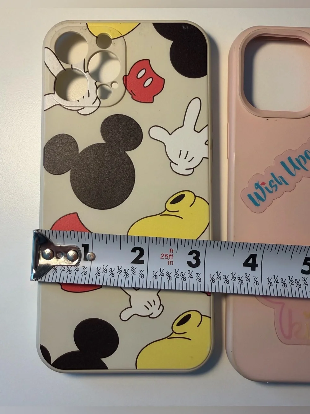Lot of 2 Disney theme soft phone cases - fits Apple iPhone 12 Pro Max